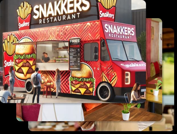 Affordable Fast Food by Snakkers
