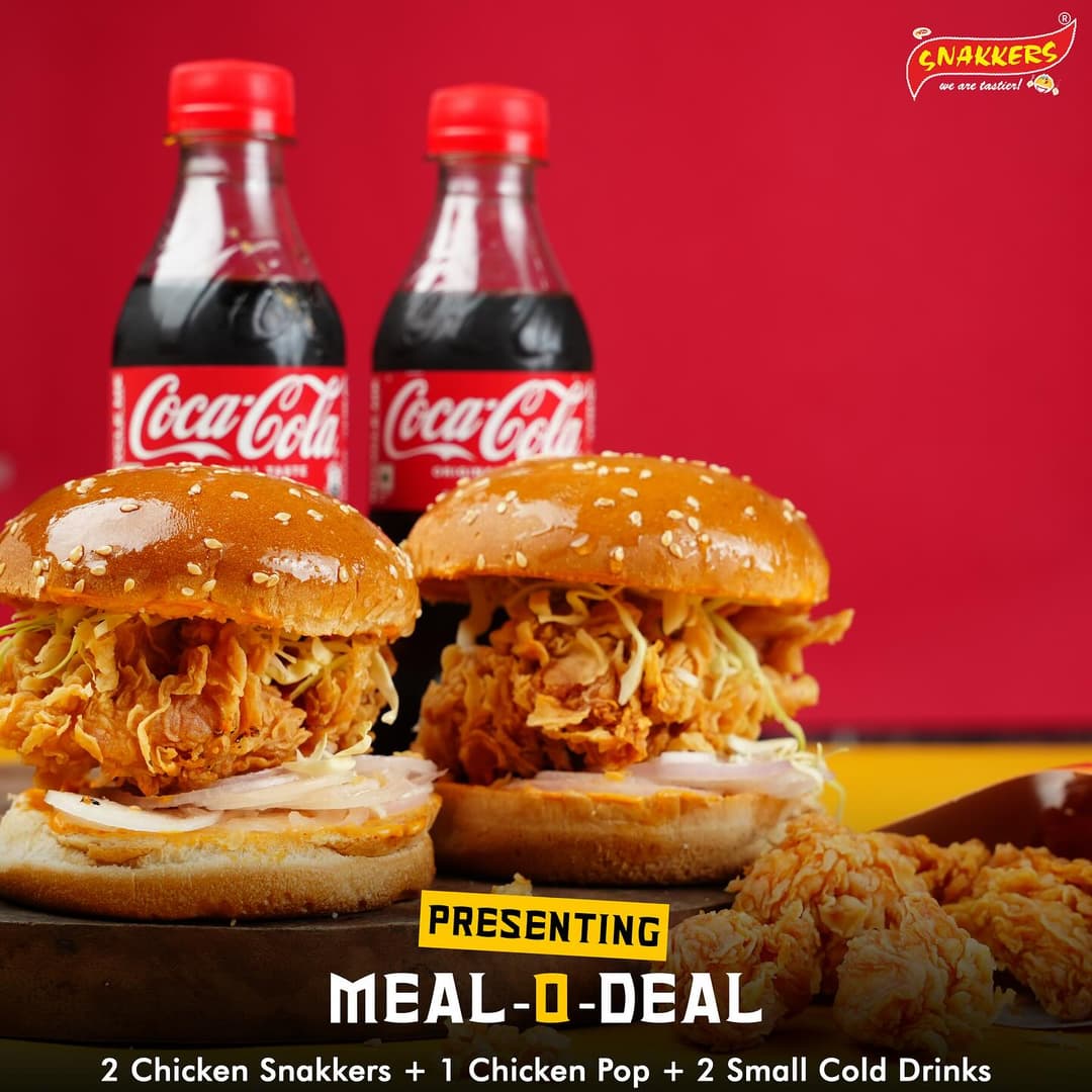 Fast Food menu from Snakkers