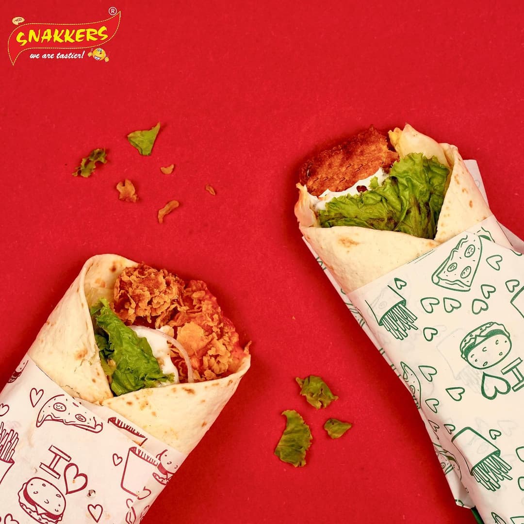 Fast Food menu from Snakkers