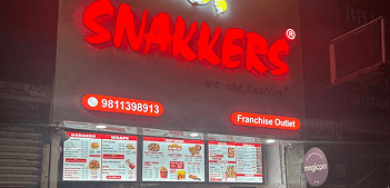 Snakkers Franchise Outlet – Join India’s Fastest Growing QSR Chain