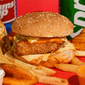 Fast Food menu from Snakkers