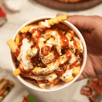 Fast Food menu from Snakkers